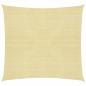 Preview: Sonnensegel HDPE Quadratisch 3,6x3,6 m Beige