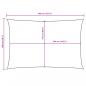 Preview: Sonnensegel Oxford-Gewebe Rechteckig 2x4 m Beige 