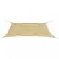 Preview: Sonnensegel Oxford-Gewebe Rechteckig 4x6 m Beige 