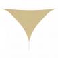Preview: ARDEBO.de - Sonnensegel Oxford-Gewebe Dreieckig 3,6x3,6x3,6 m Beige 
