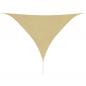 Preview: ARDEBO.de - Sonnensegel Oxford-Gewebe Dreieckig 5x5x5 m Beige 