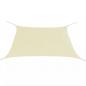 Preview: Sonnensegel Oxford-Gewebe Quadratisch 3,6x3,6 m Creme 