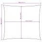 Preview: Sonnensegel Oxford-Gewebe Quadratisch 3,6x3,6 m Anthrazit 