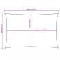 Preview: Sonnensegel Oxford-Gewebe Rechteckig 2x4 m Anthrazit 