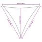 Preview: Sonnensegel Oxford-Gewebe Dreieckig 5x5x5 m Anthrazit 