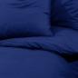 Preview: Bettwäsche-Set Marineblau 200x200 cm Baumwolle
