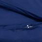 Preview: Bettwäsche-Set Marineblau 200x200 cm Baumwolle