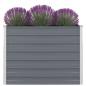 Preview: ARDEBO.de - Hochbeet 100 x 100 x 77 cm Verzinkter Stahl Grau