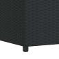 Preview: Garten-Auflagenbox Schwarz 120x50x60 cm Poly Rattan
