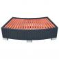 Preview: Spa-Einstiegsstufe Poly Rattan 92×45×25 cm Schwarz