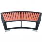 Preview: Spa-Einstiegsstufe Poly Rattan 92×45×25 cm Schwarz