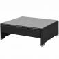 Preview: 7-tlg. Garten-Lounge-Set mit Sonnendach Poly Rattan Schwarz
