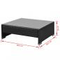 Preview: 7-tlg. Garten-Lounge-Set mit Sonnendach Poly Rattan Schwarz