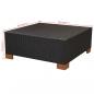 Preview: 10-tlg. Garten-Lounge-Set mit Auflagen Poly Rattan Schwarz
