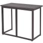 Preview: 5-tlg. Garten-Essgruppe Stahl Poly Rattan Braun