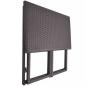 Preview: 5-tlg. Garten-Essgruppe Stahl Poly Rattan Braun