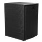 Preview: 3-tlg. Bistro-Set mit Auflagen Poly Rattan Schwarz