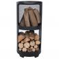 Preview: RedFire Feuerkorb Buffalo 44 x 90 cm Stahl Mattschwarz
