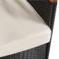 Preview: 9-tlg. Garten-Essgruppe mit Auflagen Poly Rattan