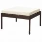 Preview: 6-tlg. Garten-Lounge-Set mit Auflagen Poly Rattan Braun