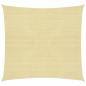 Preview: Sonnensegel HDPE Quadratisch 2 x 2 m Beige