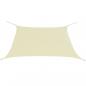 Preview: Sonnensegel Oxford-Gewebe Quadratisch 2x2 m Creme