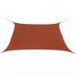 Preview: Sonnensegel Oxfordgewebe Quadratisch 2 x 2 m Terracotta