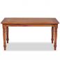 Preview: Batavia Couchtisch Kolonialstil Teak 90 x 50 x 45 cm