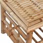 Preview: 4-tlg. Garten-Lounge-Set mit Auflagen Bambus