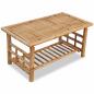 Preview: 4-tlg. Garten-Lounge-Set mit Auflagen Bambus