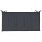 Preview: Gartenbank-Auflage Anthrazit 100x50x3 cm Oxford-Gewebe