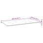 Preview: Gartenbank-Auflage Anthrazit 120x50x3 cm Oxford-Gewebe