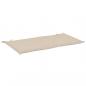 Preview: Gartenbank-Auflage Creme 100x50x3 cm Oxford-Gewebe
