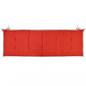 Preview: Gartenbank-Auflage Rot 150x50x3 cm Oxford-Gewebe