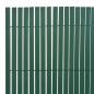 Preview: Gartenzaun Doppelseitig PVC 90×300 cm Grün