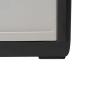 Preview: Gartenschrank mit 4 Regalen Schwarz und Grau