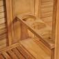 Preview: Klappbarer Bartisch 155x53x105 cm Teak Massiv