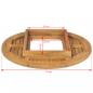 Preview: Bierkastentisch Teak 70 cm