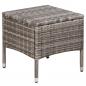 Preview: 3-tlg. Bistro-Set Poly Rattan Grau