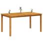 Preview: Gartentisch 150x90x74 cm Massivholz Akazie