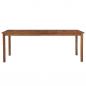 Preview: Gartentisch 200x100x74 cm Massivholz Akazie