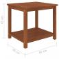 Preview: Beistelltisch Massivholz Akazie 45x45x45 cm