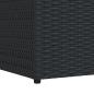 Preview: Garden-Auflagenbox Schwarz 150x100x100 cm Poly Rattan