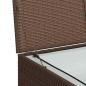 Preview: Garden-Auflagenbox Braun 150x100x100 cm Poly Rattan