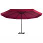Preview: Sonnenschirm mit Aluminium-Mast 500 cm Bordeauxrot 