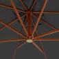 Preview: Ampelshirm mit Holzmast 400x300 cm Anthrazit