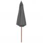 Preview: Sonnenschirm mit Holz-Mast 300 cm Anthrazit