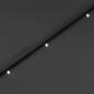 Preview: Sonnenschirm mit LED-Leuchten und Stahlmast 300 cm Anthrazit