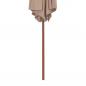 Preview: Sonnenschirm mit Holz-Mast 270 cm Taupe