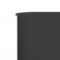 Preview: 6-teiliges Windschutzgewebe 800 x 80 cm Grau